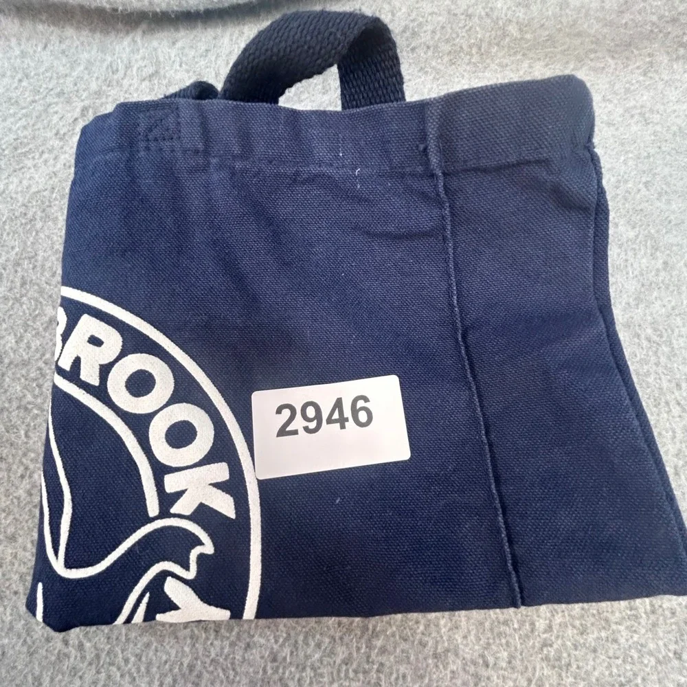 Willowbrook Elementary Elephant Kids Navy Blue Canvas Tote Bag School Graphic OS